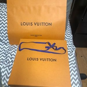 Authentic Louis Vuitton boxes & shopping bag